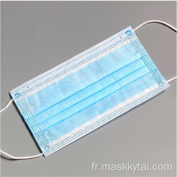 Utilisation de masque facial médical en gros pour le masque facial chirurgical jetable d&#39;hôpital